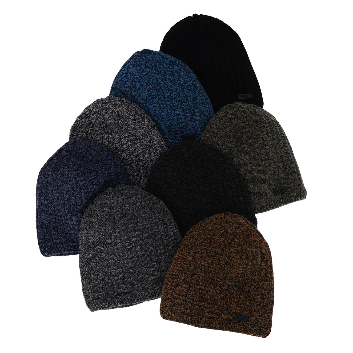 Bonnet d'hiver homme, brun, Rywal