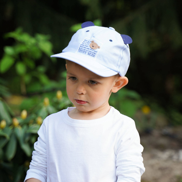 Casquette garçon, automne/printemps, bleu, coton, Tedi