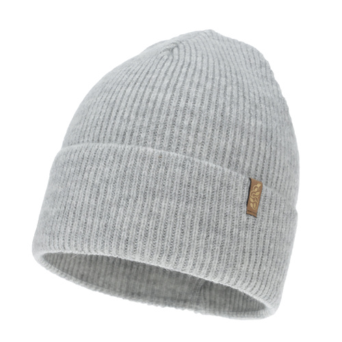 Bonnet d'hiver femme, gris, avec laine mérinos, Tahoe