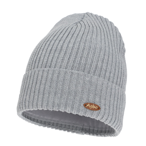 Bonnet d'hiver pour femme, gris, avec laine mérinos Shila