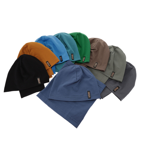 Ensemble automne/printemps garçon: bonnet et snood, brun, Hobart