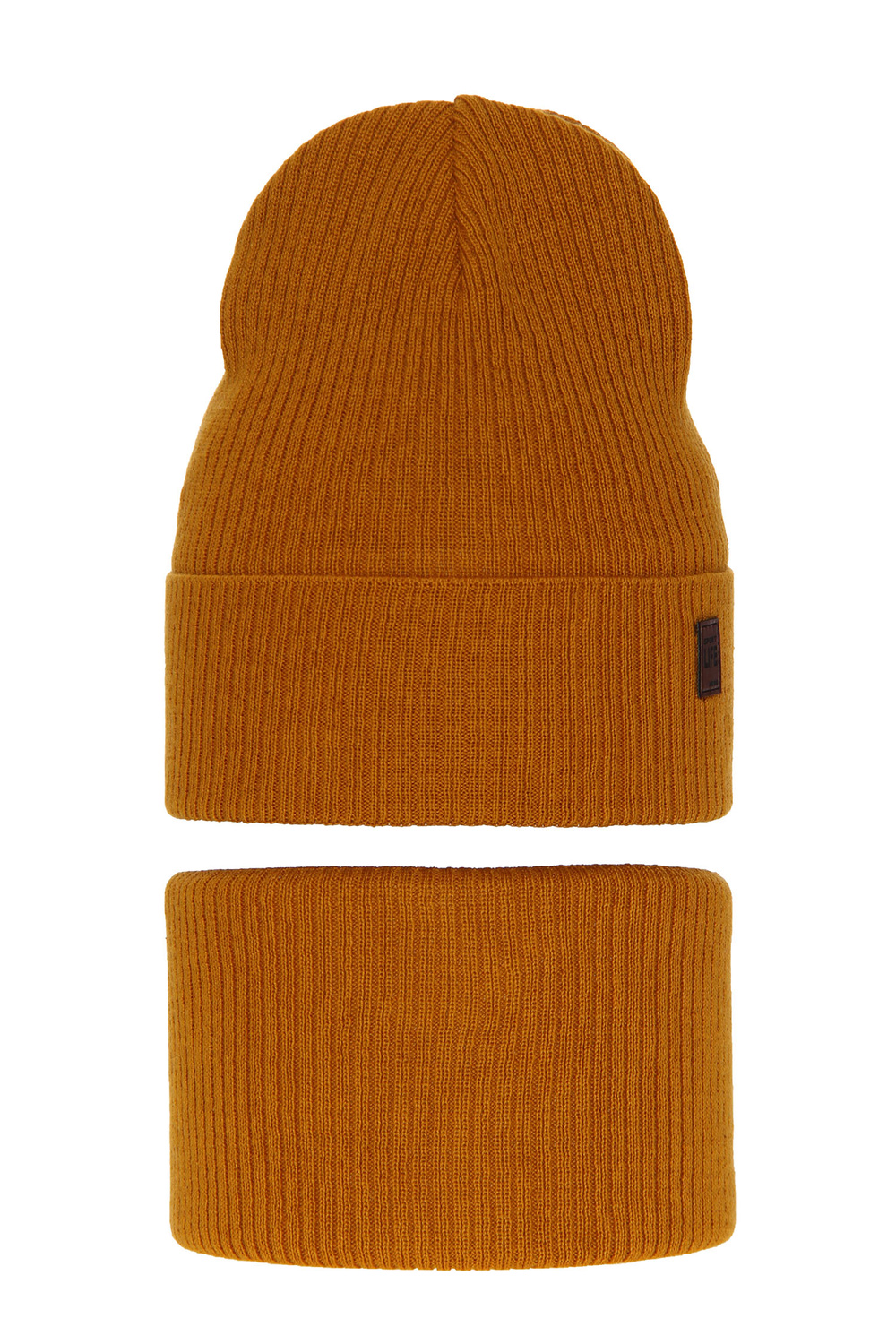 Ensemble automne/printemps garçon: bonnet et snood, avec coton, miel, Dragon