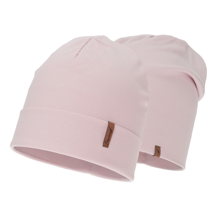 Bonnet automne/printemps femme, rose, en coton, Zenita