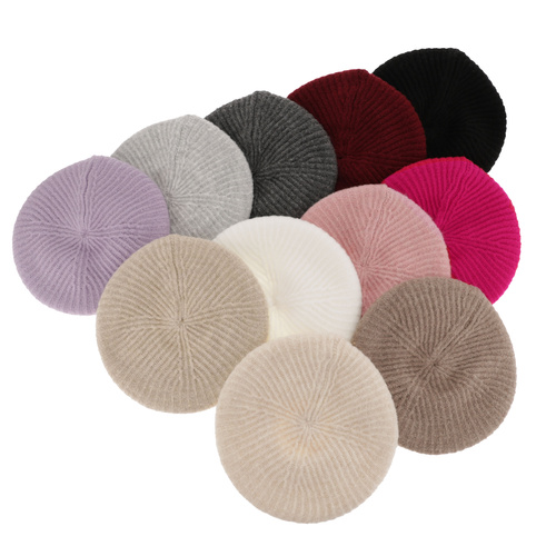 Beret d'hiver femme, violet, Grace