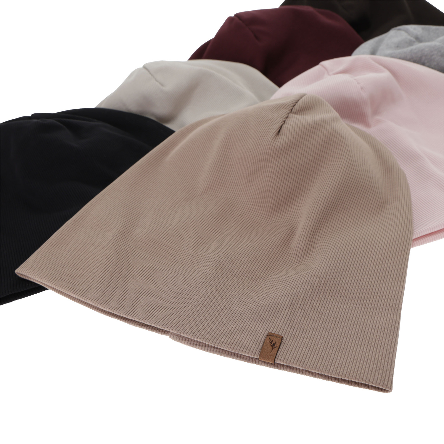 Bonnet automne/printemps femme, beige, en coton, Zenita