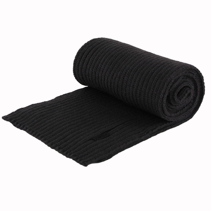 Écharpe d'hiver homme, gris foncé, Magnat