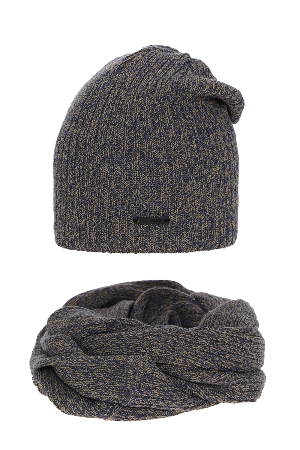 Ensemble d'hiver garçon: bonnet et snood, bleu, Elmer