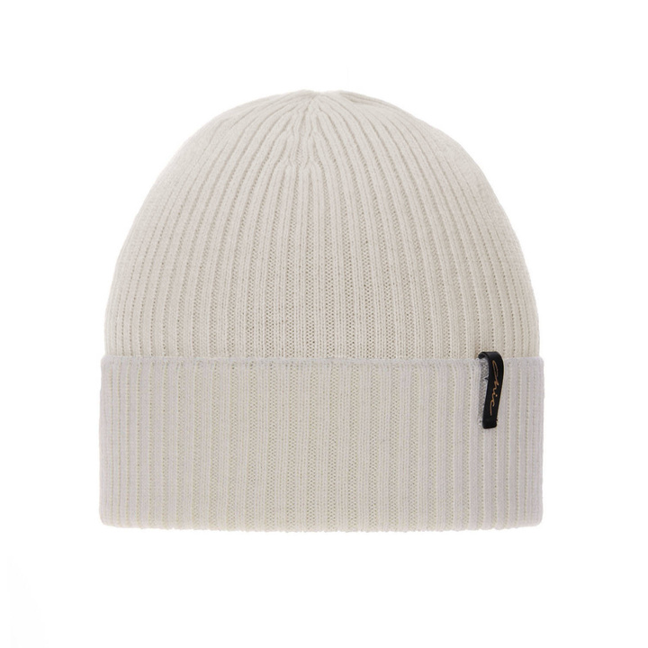 Bonnet d'hiver femme, crème, avec laine mérinos, Megan