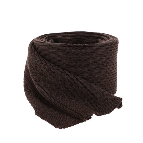 Écharpe d'hiver homme, brun, 100% Laine Mérinos Extrafine, Brayan