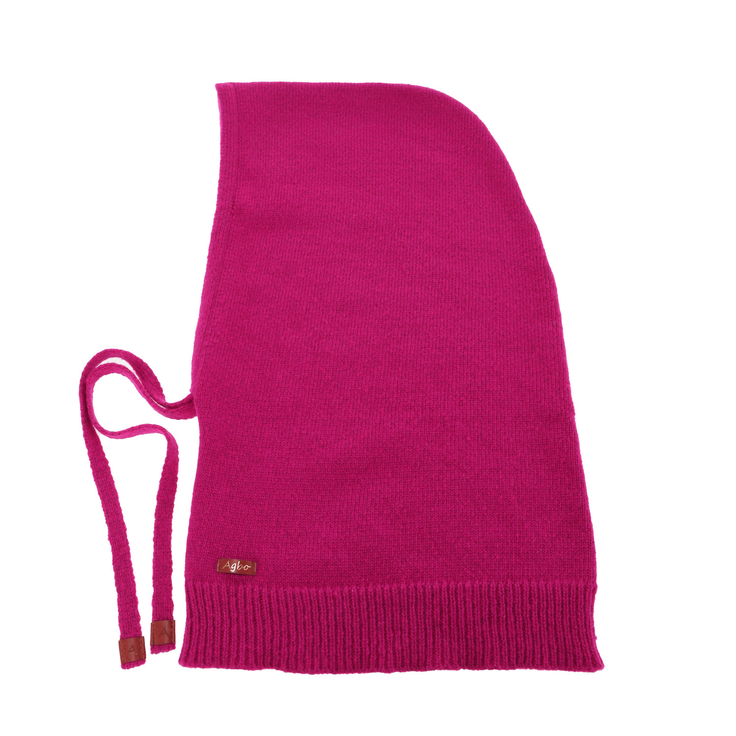 Cagoule d'hiver femme, fuchsia, avec laine mérinos, Elizabeth