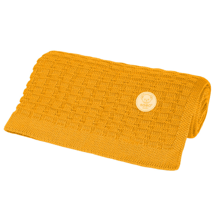Couverture en bambou pour bébé, jaune, délicat, Misio