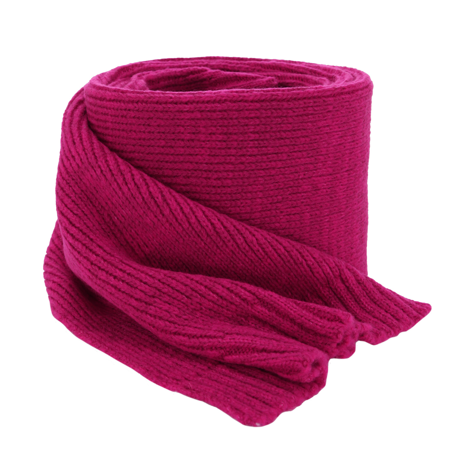 Écharpe d'hiver femme, rose, avec laine mérinos, Loretta