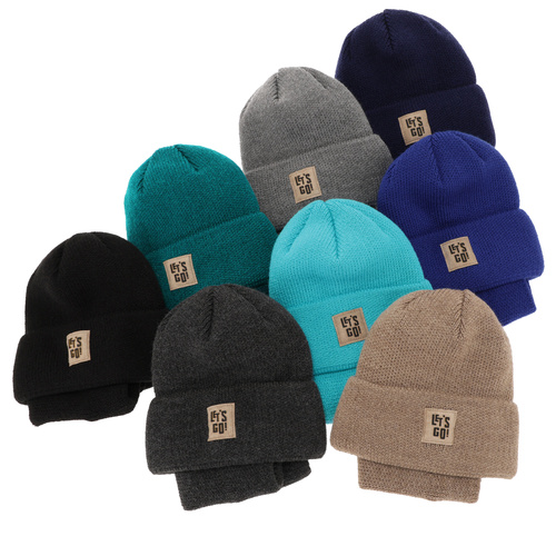 Ensemble d'hiver garçon: bonnet et snood, gris foncé, Joseph