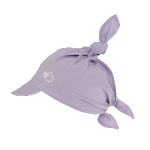 Foulard avec visière en coton fille, automne/printemps, violet, Irene