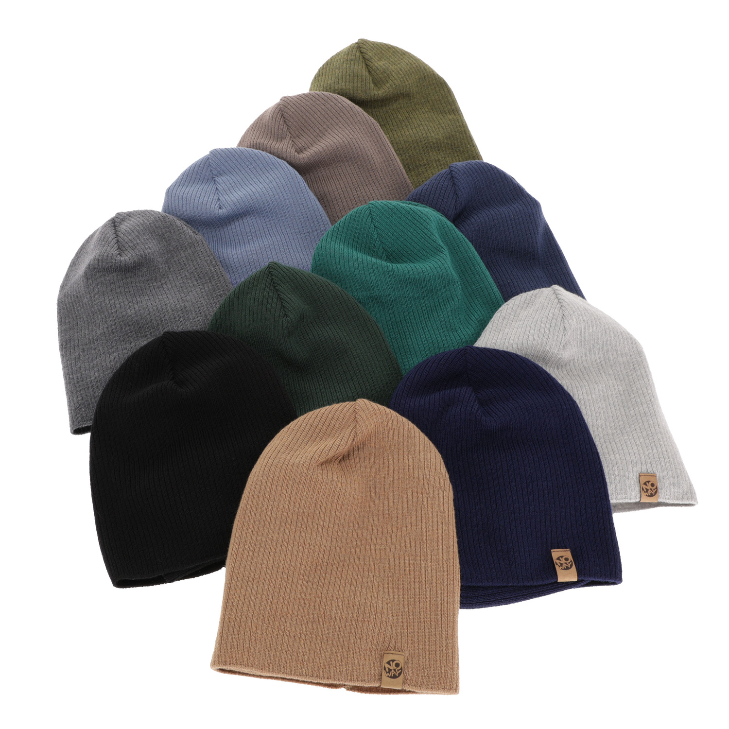 Ensemble automne/printemps garçon: bonnet et snood, bleu, avec laine mérinos, Richi