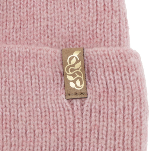 Bonnet d'hiver femme, beige, avec laine mérinos, Tahoe