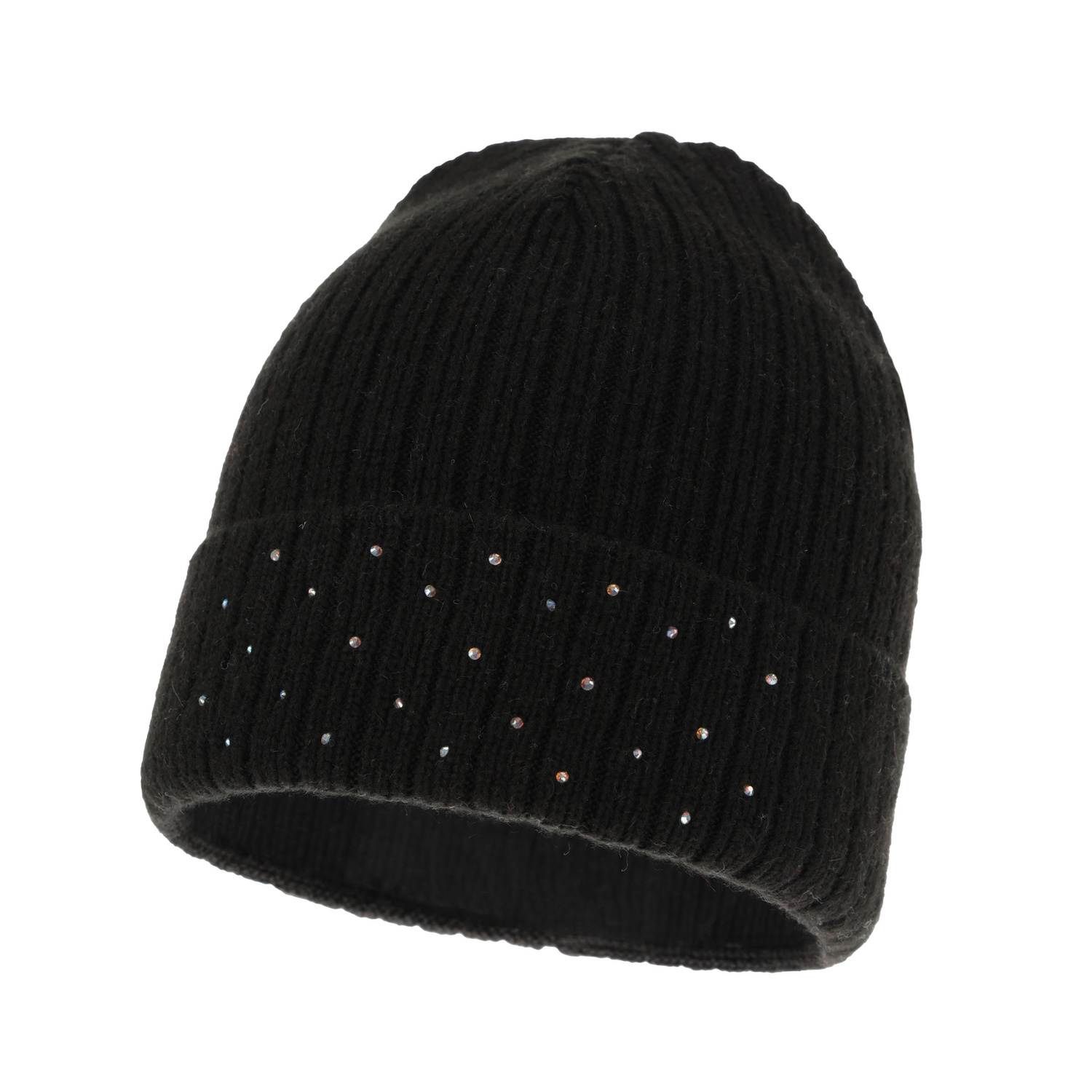 Bonnet d'hiver femme, noire, élégant, Gizmena
