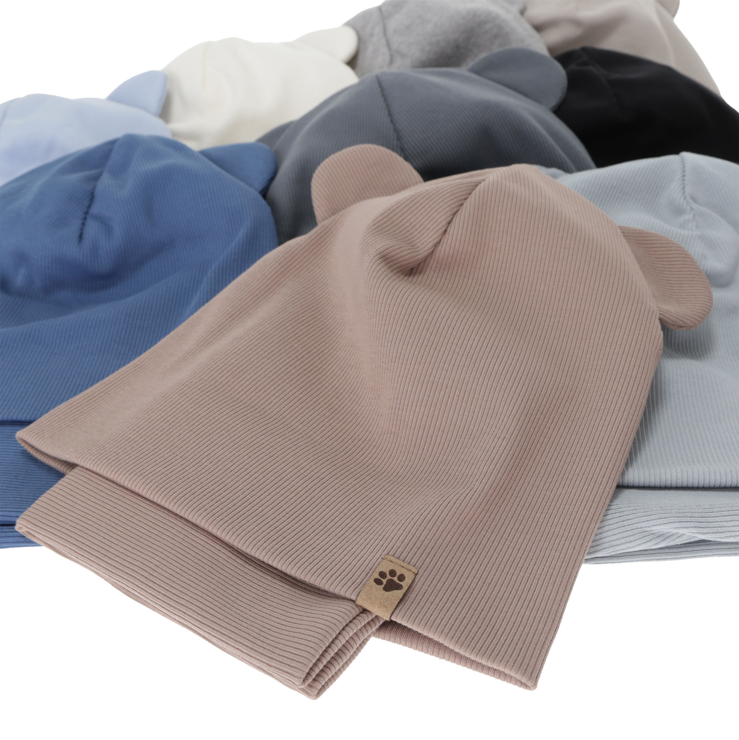 Ensemble automne/printemps garçon: bonnet et snood, beige, Farim