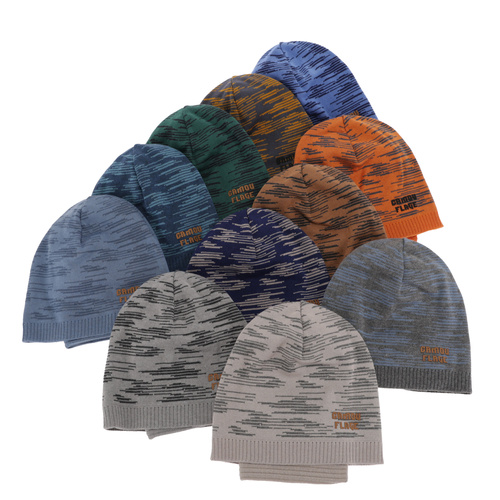 Ensemble automne/printemps garçon: bonnet et snood, avec coton, orange, avec pompon, Carter