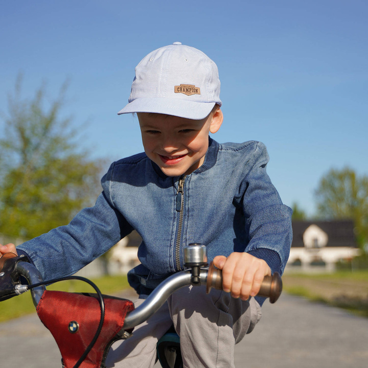 Casquette garçon, automne/printemps, bleu, coton, Champion