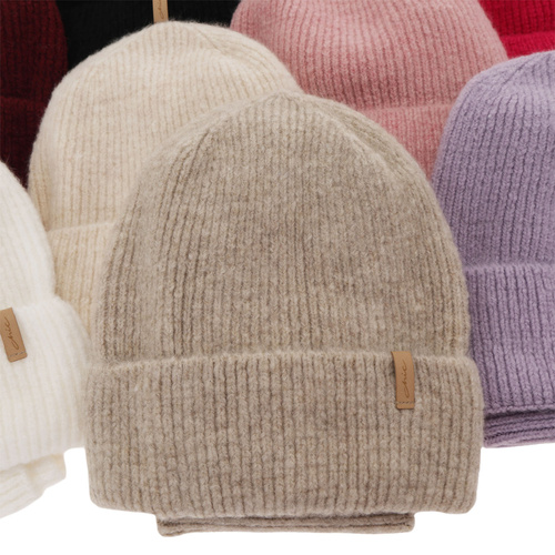 Ensemble d'hiver fille: bonnet et snood, beige, Edila