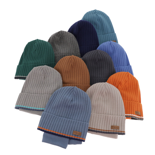 Ensemble automne/printemps garçon: bonnet et snood, avec coton, szmaragdowy, London