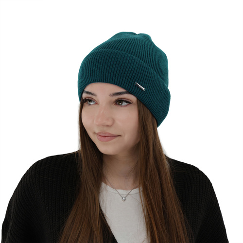 Bonnet automne/printemps femme, violet, avec laine mérinos et cachemire, Sindra