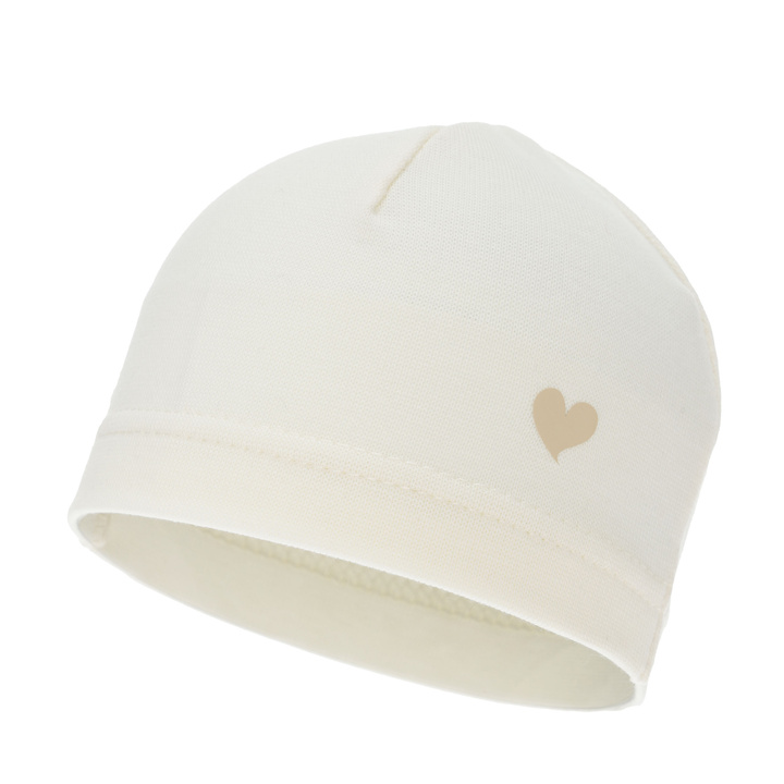 Bonnet automne/printemps fille, crème, Nestie