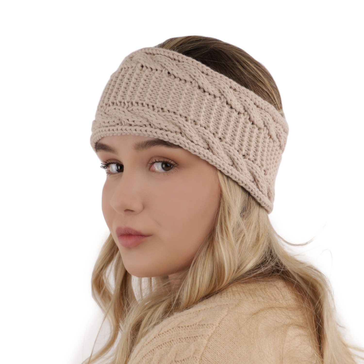 Bonnet d'hiver femme, brun, Opaska zimowa damska, Bera