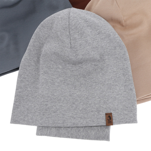 Ensemble automne/printemps garçon: bonnet et snood, beige, Amalfi