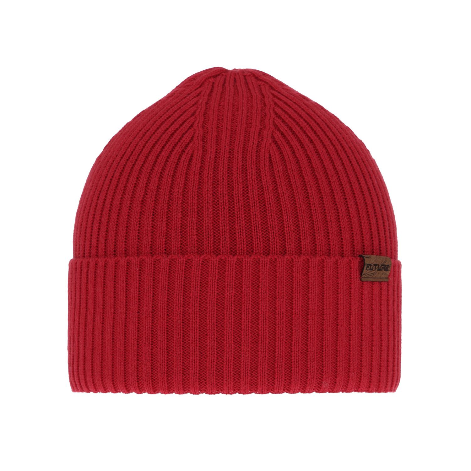 Bonnet d'hiver homme, avec coton, rouge, Moss