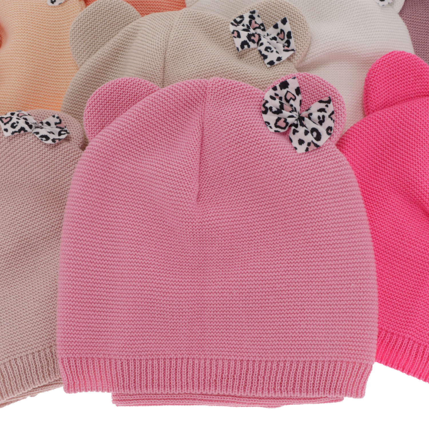 Ensemble automne/printemps fille: bonnet et snood, avec coton, blanc, Nicolette