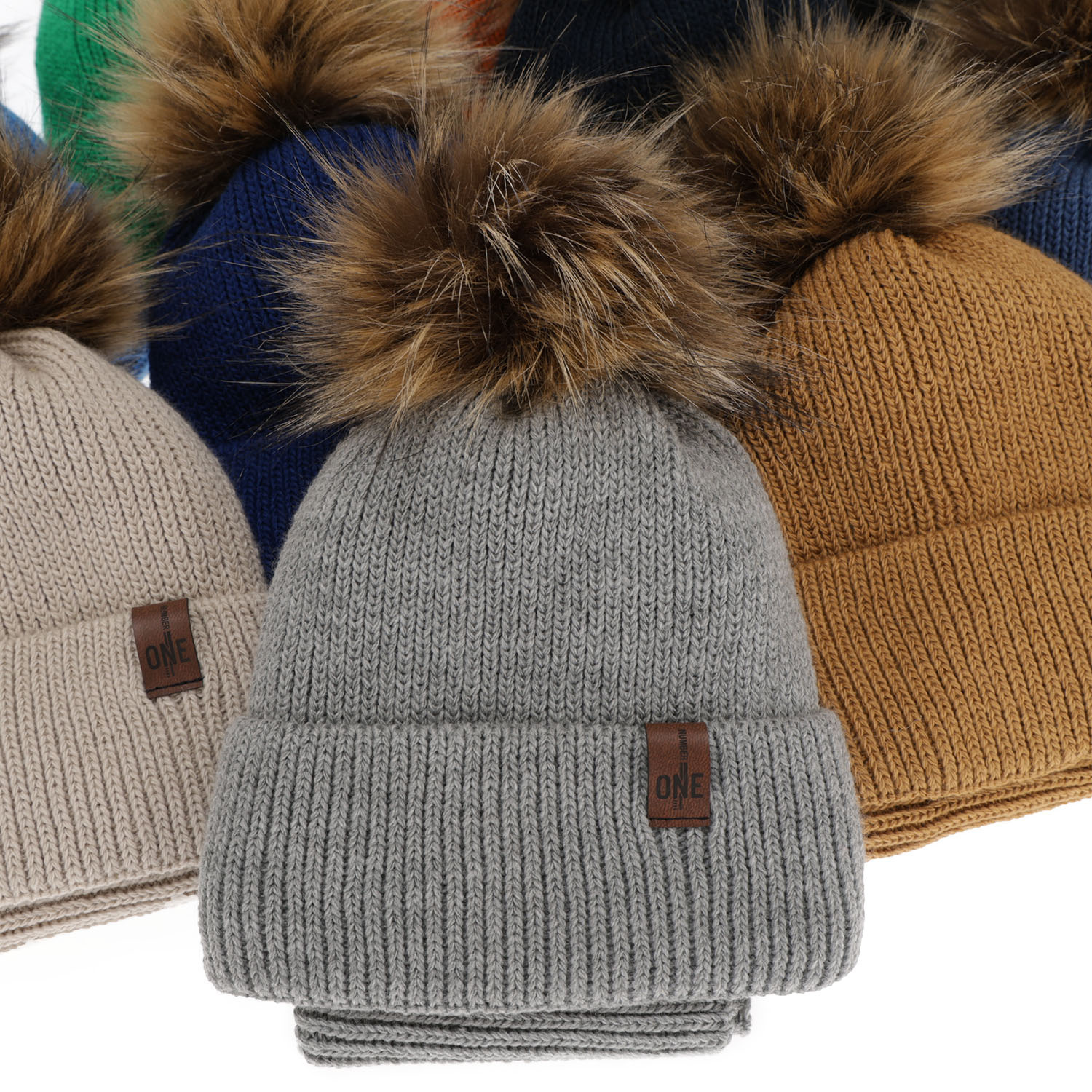 Ensemble d'hiver garçon: bonnet et snood, rouge, avec pompon, Modus