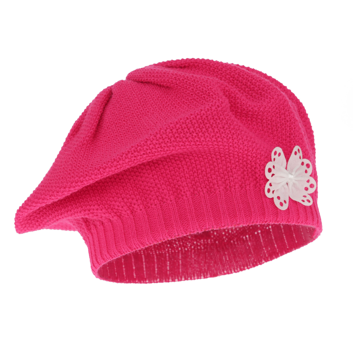 Beret automne/printemps fille, rose, Costanza