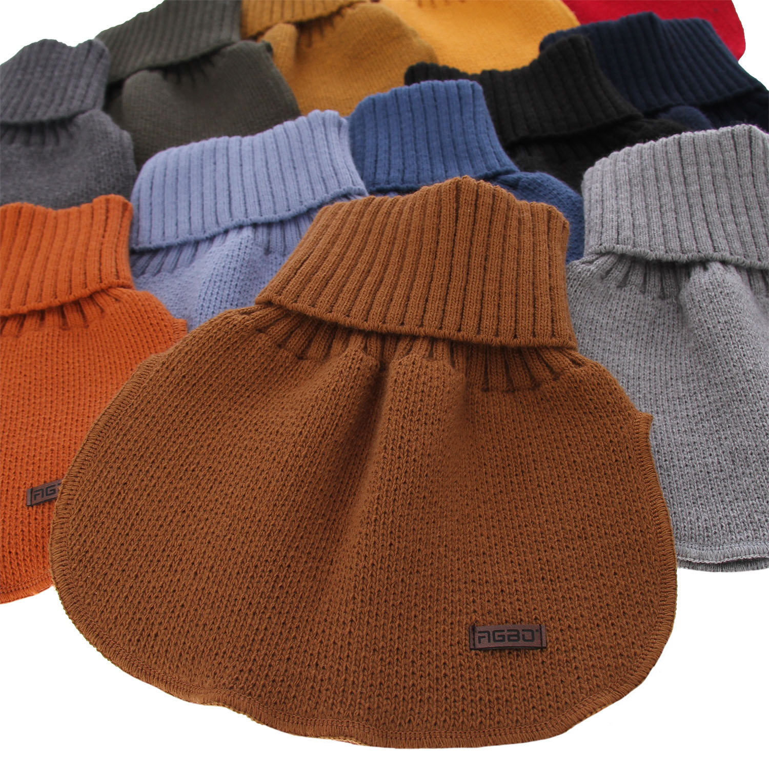 Snood d'hiver garçon, rouge, Gobi