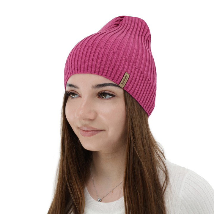 Bonnet de femme pour printemps, automne, avec coton, rose, Mirona