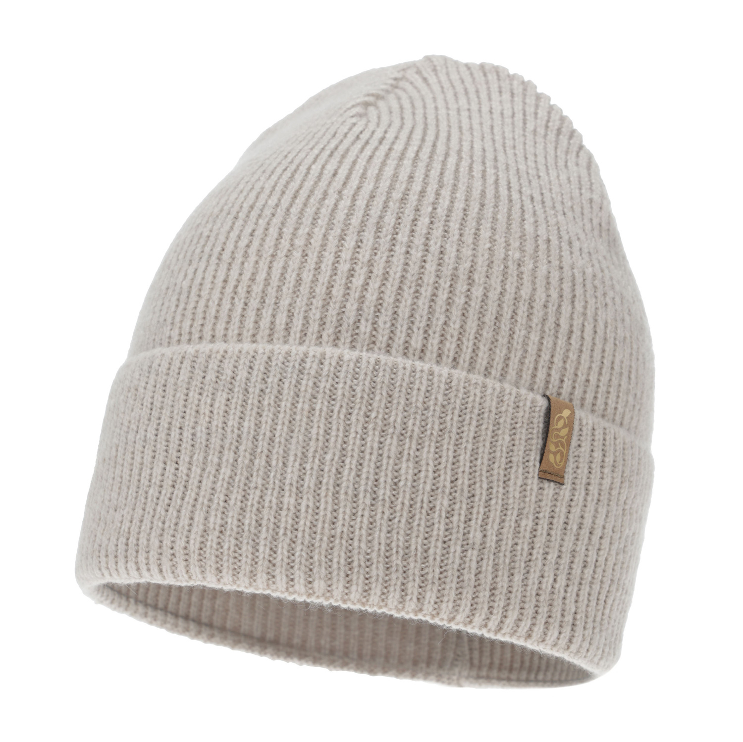 Bonnet d'hiver femme, beige, avec laine mérinos, Tahoe