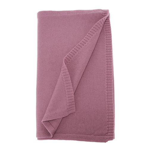 Écharpe d'hiver femme, violet, 100% laine mérinos, Elonia