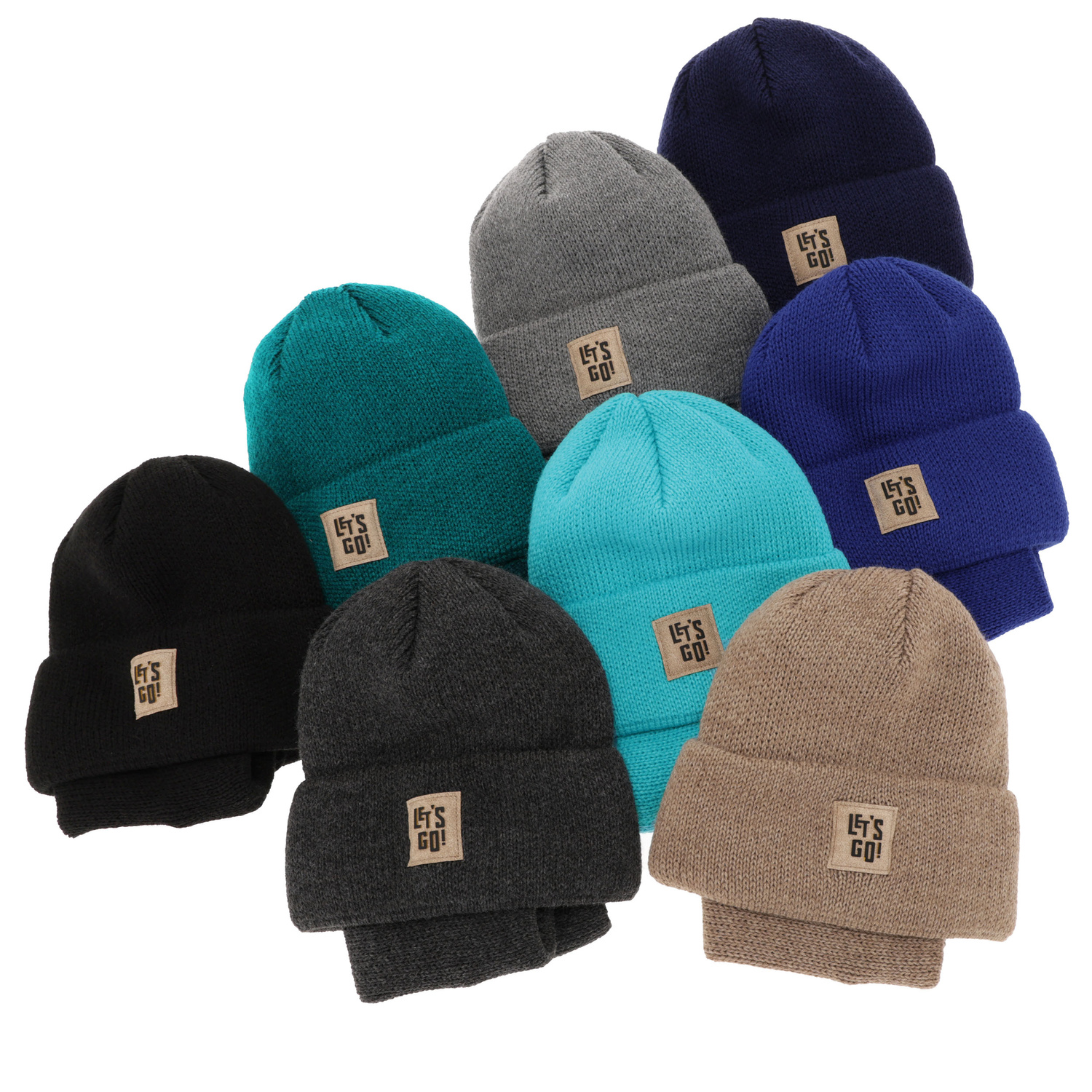 Ensemble d'hiver garçon: bonnet et snood, gris foncé, Joseph