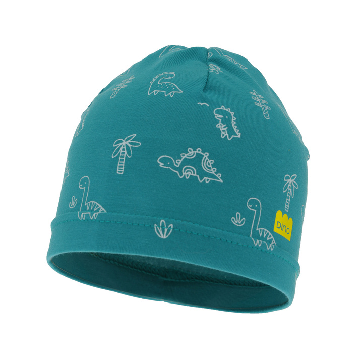 Bonnet automne/printemps garçon, vert émeraude, en coton, Jovik