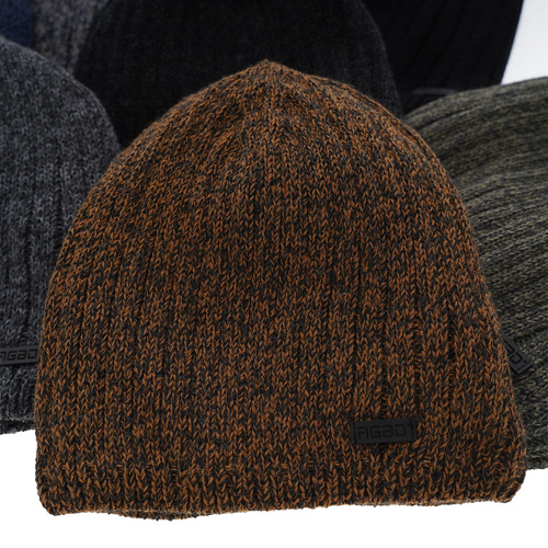 Bonnet d'hiver homme, gris foncé, Rywal
