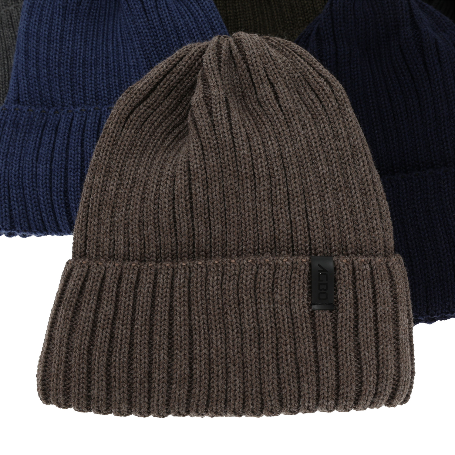 Bonnet d'hiver homme, noir, avec laine mérinos, Tyrol