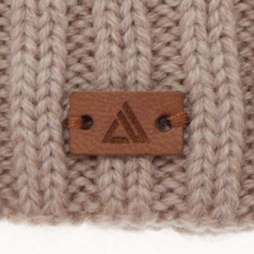 Ensemble d'hiver garçon: bonnet et snood, noir, 100% laine mérinos, Umberto