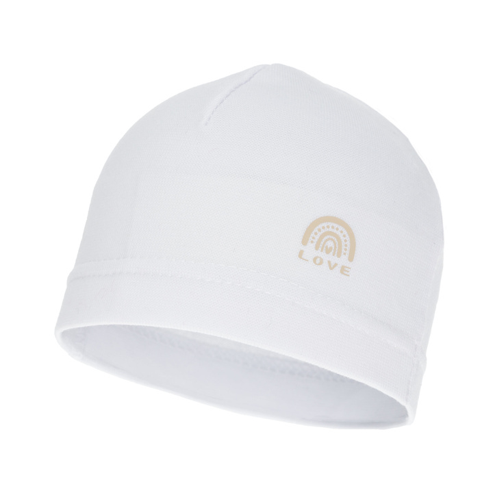 Bonnet automne/printemps garçon, blanc, Buddy