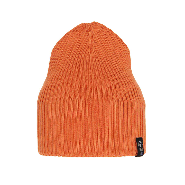 Bonnet automne/printemps garçon, avec coton, orange, Avec pompon, Lenis
